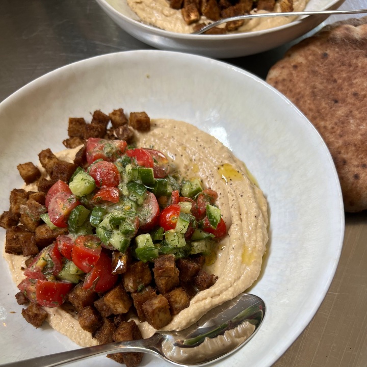 Hummus Bowls with Cumin-Roasted Tofu (vegan | plant-based)
