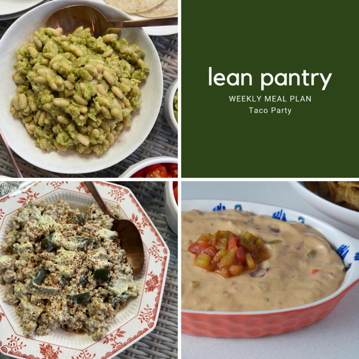 Weekly Meal Plan | Taco Party